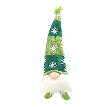 Imagem de Ornament de Gnomos com Luz LED Pelúcia Sentada Café Decoração para Casa Interior Varanda Lareira Prateleira Mesa Aquecer o Ambiente Festivo Traz Sorte