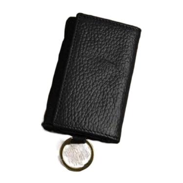 Imagem de Carteira masculina de couro original multifuncional para moedas capa para controle remoto de carro porta-chaves porta-chaves de designer de corrente bolsa pacote de chaves