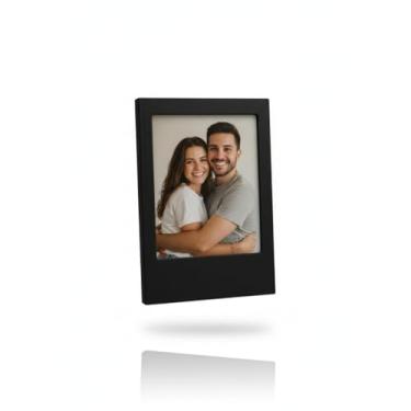 Imagem de Porta Retrato Magnético Para Câmeras Fujifilm Instax - Fotos 8x5| Ideal para Colecionadores, Decoração de Casa, Lembranças de Viagem e Presente(1 Unidade,Preto)