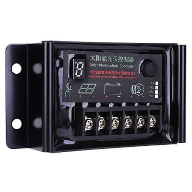 Imagem de Acouto Controlador de Geração de Energia Regulador de Painel Solar 10A Com Indicador LED para Sistemas 12V/24V