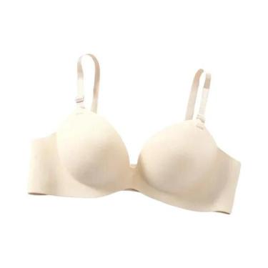 Imagem de Sutiã Sem Costura Push up Para Mulheres, Respirável, Sem Fio, Tamanho 