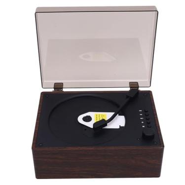 Imagem de EBTOOLS Leitor de CD de Mala, Leitor de CD Portátil Retro 5.0 Com Controle Remoto, 2 Alto-falantes Estéreo Integrados, Suporte USB AUX, para Carro Doméstico e Presentes (Cor Nogueira)