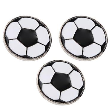 Imagem de SPYMINNPOO Jogo de Treinamento de Futebol Portátil árbitro Futebol Lance Moeda Liga de Aço Durável para Jogos de 3 Peças Com Caixa de Plástico para Entusiastas de