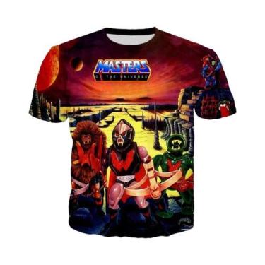 Imagem de Camiseta Unissex Oversized Com Estampa 3D He-Man Masters of the Univer