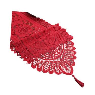 Imagem de IEUDNS Caminho de Mesa de Renda, Toalha de Mesa para Festa de Fim de Ano, Banquete Ou Sala de Estar.