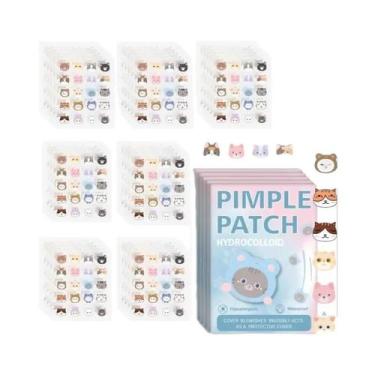 Imagem de Adesivos Para Tratamento De Acne Em Forma De Gato 600pcs Patch Invisív