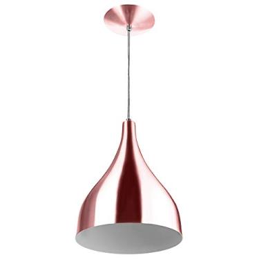 Imagem de Lustre Pd Gota Pequena Alumínio 21cm Soquete E-27 Gold Rose