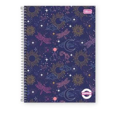 Imagem de Caderno esp univ 10 materias pepper feminino 160f - tilibra