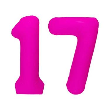 Imagem de Balão Digital Brilhante Vermelho Rosa Para Decoração De Festa De Anive