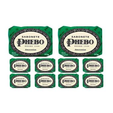 Imagem de Kit 10 Sabonete em Barra 90g Amazonian Óleo de Palma Vegetal Hipoalerg