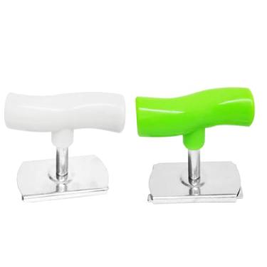 Imagem de Abridor de garrafa e lata estilo alavanca, 2 peças, abridor de garrafa de aço inoxidável giratório ajustável, abridor de lata de aço inoxidável 304 antiderrapante e econômico de mão de obra