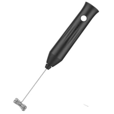 Imagem de Mini Mixer Elétrico Portátil Recarregável Com Três Velocidades para Bebidas Cremosas Em Corpo Inox Azul