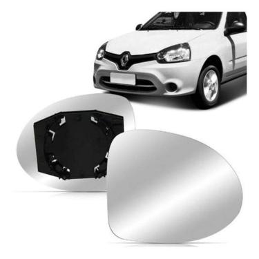 Imagem de Lente Espelho Retrovisor Renault Clio 2015 Esquerdo