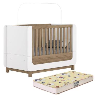 Imagem de Berço Americano Mini Cama Aconchego com Colchão Supreme - Móveis Henn