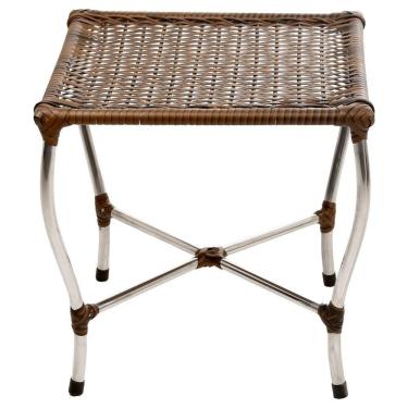 Imagem de Mesa De Centro Vênus Em Fibra Sintética Trama Original Pedra Ferro