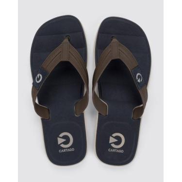Imagem de Chinelo Cartago Aspen Adulto Masculino Original, Marrom, Marrom, 40
