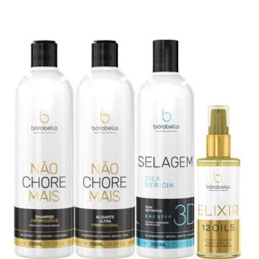 Imagem de Borabella Kit Não Chore + Selagem 3x350ml + Elixir 60ml