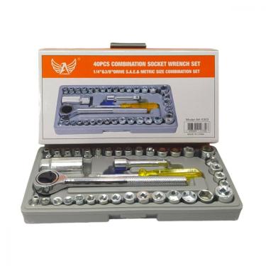 Imagem de Kit 40pcs Chave de Boca Catraca Altomex AK-5303
