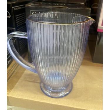 Imagem de Jarra de Vidro Cameratta Borda Dourada Lilás - Gamma