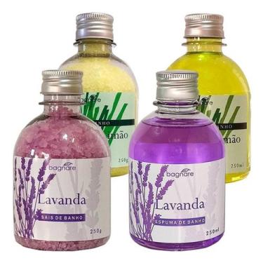 Imagem de Kit De 2 Sais E 2 Espuma De Banho Banheira De Hidromassagem - Bagnare 