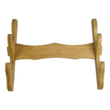 Imagem de De Bambu Para 2 s E O-Katanas De Parede Suporte Mesa - TENDA MEDIEVAL