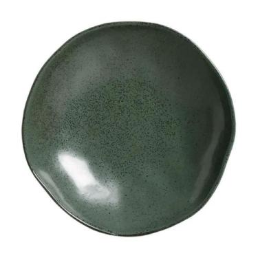Imagem de Prato Fundo De Cerâmica Organico Arauco Verde 21,2cm Porto Brasil