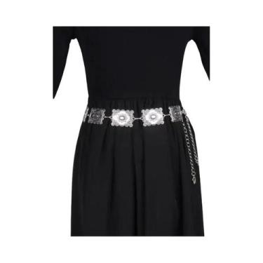 Imagem de Cinto De Metal Vintage Esculpido Para Mulheres: Cinto De Cintura De De