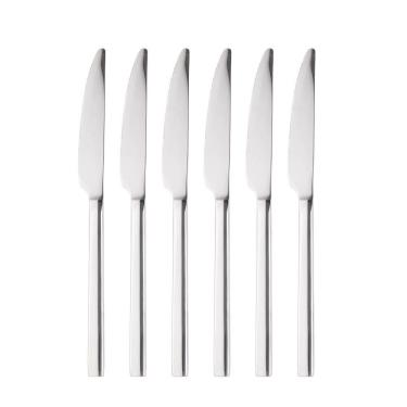 Imagem de Conjunto 6 Facas Para Churrasco De Aço Inox Viena Wolff