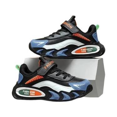 Imagem de Tênis Plataforma Fashion Para Meninos, Calçados Casuais Para Crianças 