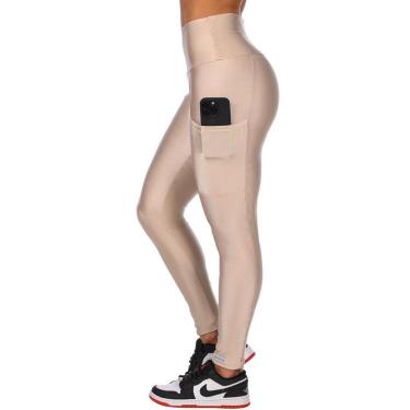Imagem de Calça Legging Cós Alto Fitness Cirrê Com Bolso Summer Soul-Feminino