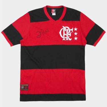 Imagem de Camiseta Flamengo Retrô Zico Masculina-Masculino