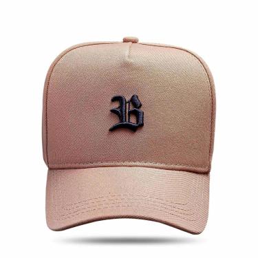 Imagem de Boné Blck Brasil Snapback Aba Curva Básico Logo B Pequeno-Masculino