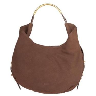 Imagem de Bolsa Feminina Schutz Hobo Jack Couro Camurça 500182884-Feminino