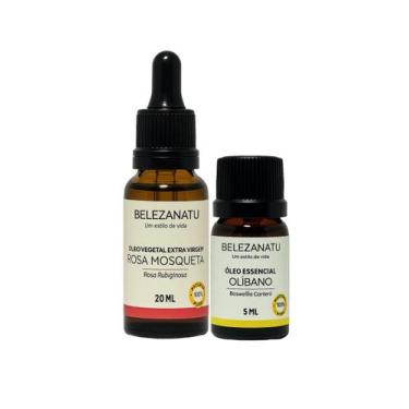 Imagem de Kit rosa mosqueta e óleo essencial de olíbano belezanatu