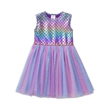 Imagem de Vestido Tutu De Algodão Sem Mangas Para Meninas, Fantasia De Princesa 