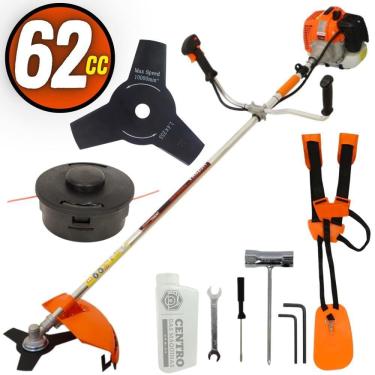 Imagem de Roçadeira Lateral À Gasolina 10500rpm Vr620h 2 Tempos 62cc 3hp Vulcan Para Trabalho Pes...