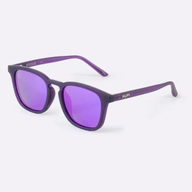 Imagem de Óculos HUPI Rookie Cristal Roxo Lente Roxo Espelhado, Cristal, Roxo, U