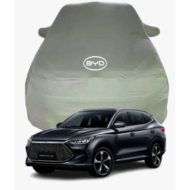 Imagem de Capa de Carro BYD Song Tecido  Lycra Premium - Cadilhe Capas, Cinza Ch
