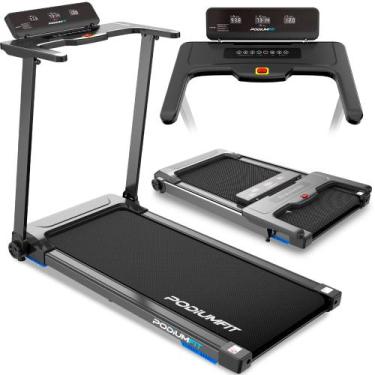 Imagem de Esteira Elétrica Podiumfit X90 Bivolt 12 km Silenciosa Dobrável, Bivol