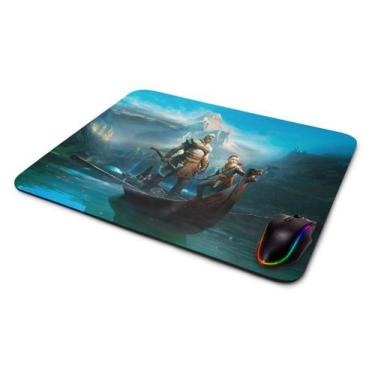 Imagem de Mouse pad Gamer God of War Kratos e Atreus II - Starnerd