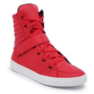 Imagem de Tênis Cano Alto Feminino Sneaker Botinha Treino Confortável Antiderrapante Academia Fitness-Feminino