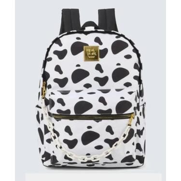 Imagem de Mochila Feminina Animal Print Corrente Up4You MS46317UP - LUXCEL