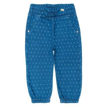 Imagem de Calça jeans soltinha poa com laço fem. 1/3 - Clube do Doce, 1