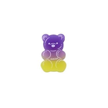 Imagem de Borracha Ursinho Perfumada Love MOLIN Roxo e Amarelo, Roxo e Amarelo