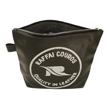 Imagem de Necessaire Couro 179-R Personalizada Raffai Couros, Verde
