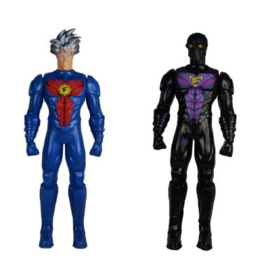 Imagem de Bonecos heróis Canopus e Dark Spy infantil para meninos 2 un - Herues