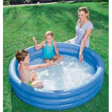 Imagem de Piscina inflável bestway 101lts azul
