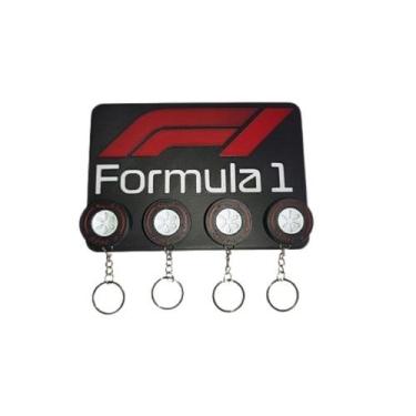 Imagem de Porta Chaves F1 + 4 Chaveiros Exclusivos - S.P.