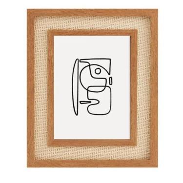 Imagem de Porta Retrato em MDF e Rattan - 13296 15 X 20 MART