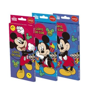 Imagem de Lápis de Cor Molin Mickey 12 Cores, 1